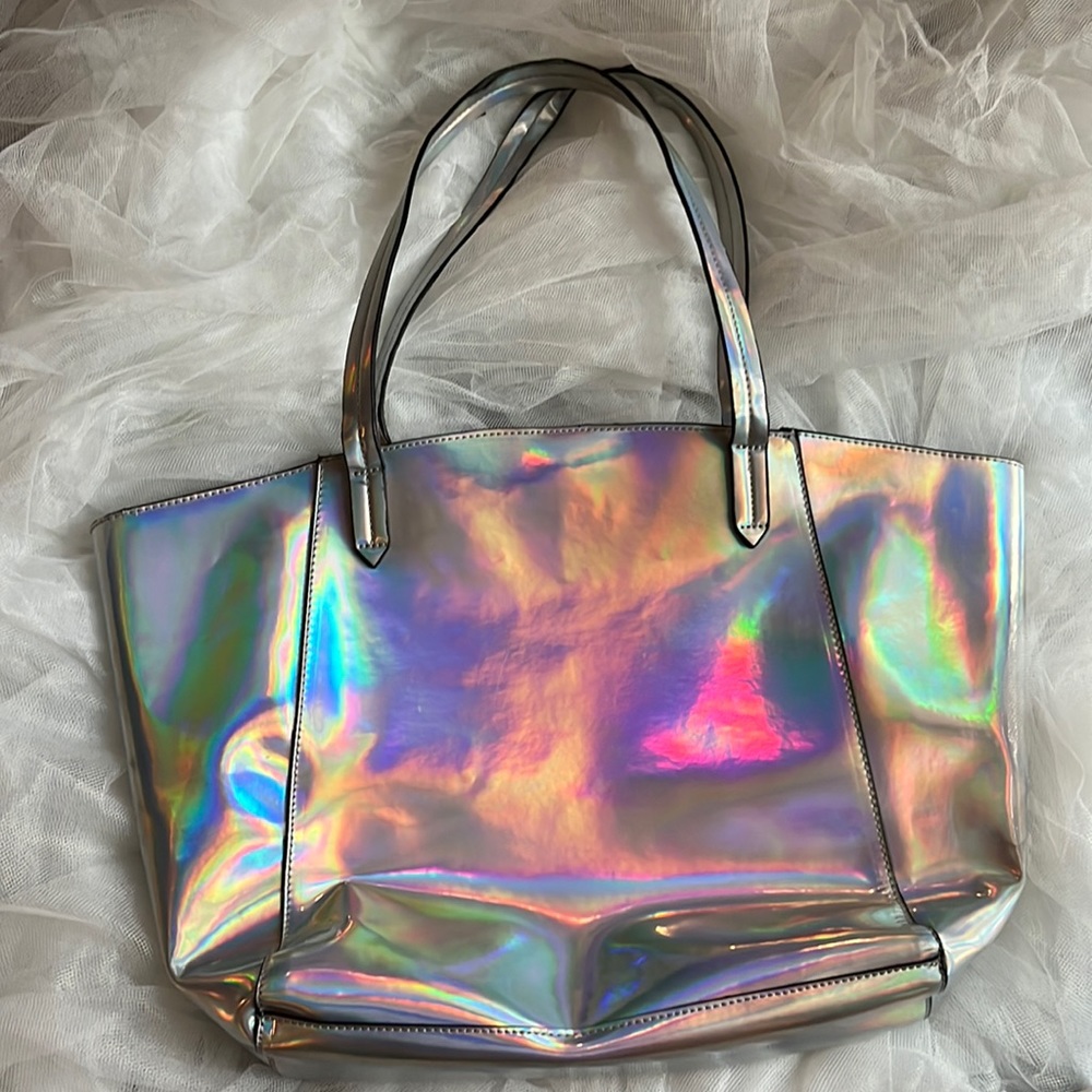 Hello 3am Holographic Tote & Pouch